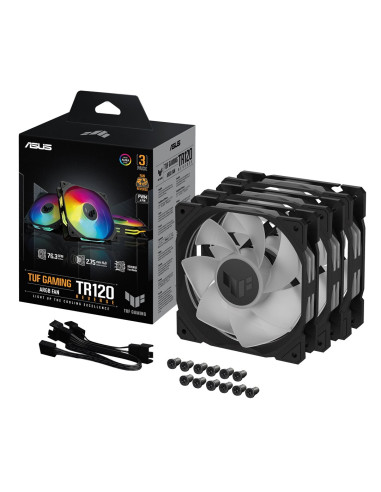 Wentylator Asus Tuf Gaming Tr120 Argb Reverse Black 3In1