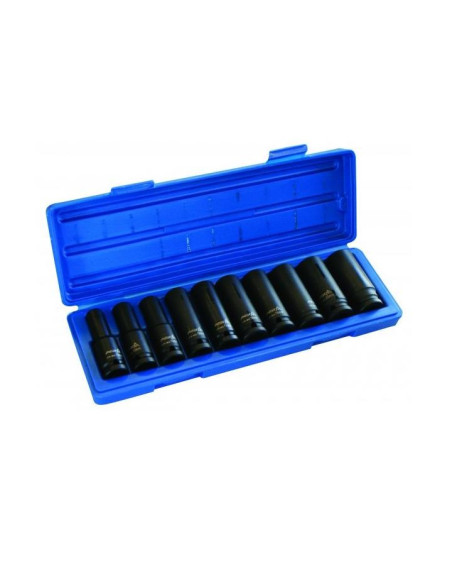 Asta Kpl.nasadek Udar Dł.1/2" 10Szt. 10,11,12,13,14,17,19,21,22,24.