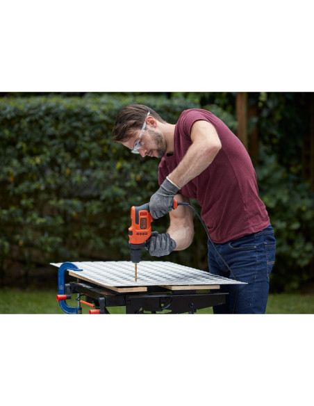 Black & Decker Beh200-Qs Wiertło 2900 Rpm Czarny, Pomarańczowy