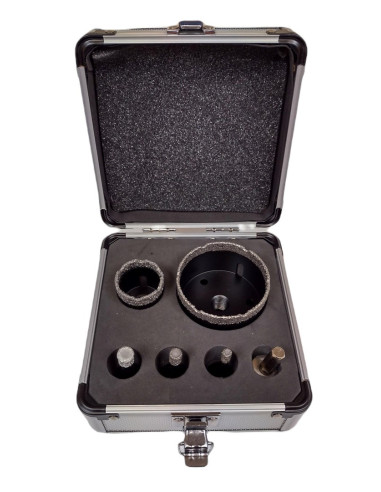 Otwornice Diamentowe Do Gresu M14  5Szt /Silver...