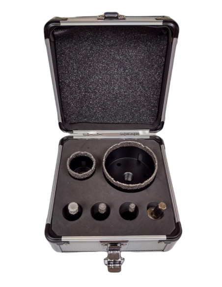 Otwornice Diamentowe Do Gresu M14  5Szt /Silver...
