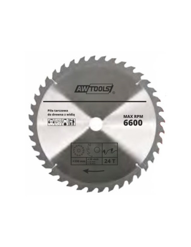 Awtools Aw48494 Ostrze Do Piły Tarczowej