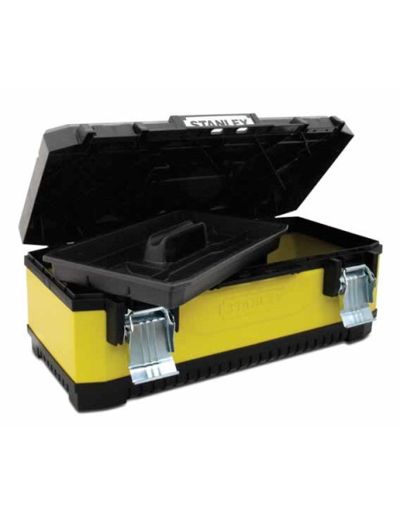 Stanley 1-95-612 Pudełko Na Narzędzia Przybornik Metal, Plastik Czarny, Żółty