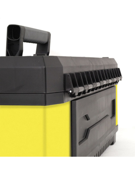 Stanley 1-95-612 Pudełko Na Narzędzia Przybornik Metal, Plastik Czarny, Żółty