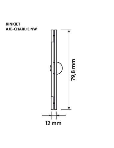 Lampa Ścienna Led Activejet Aje-Charlie Nw