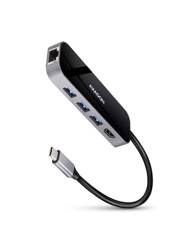 Axagon Hmc-6Gl Stacja Dokująca Usb 3.2 Gen 1 (3.1 Gen 1) Type-C Czarny, Szary