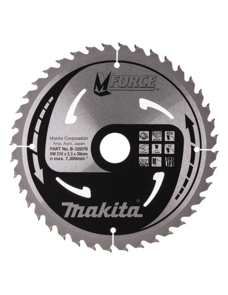 Makita Piła Tarczowa  210X30X40Z M-Force Drewno