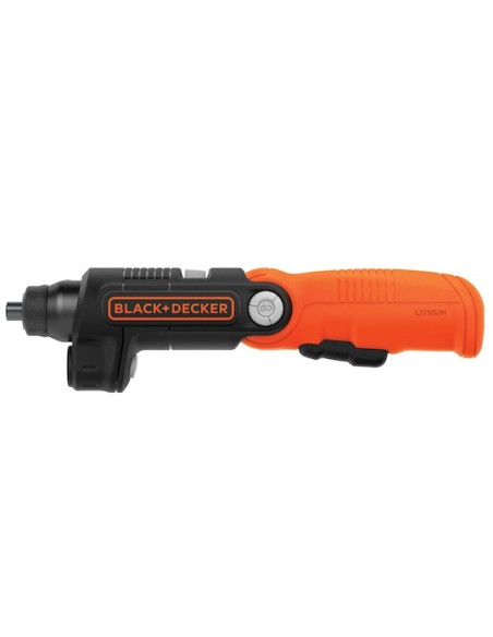 Black & Decker Bdcsfl20C-Qw Czarny, Pomarańczowy