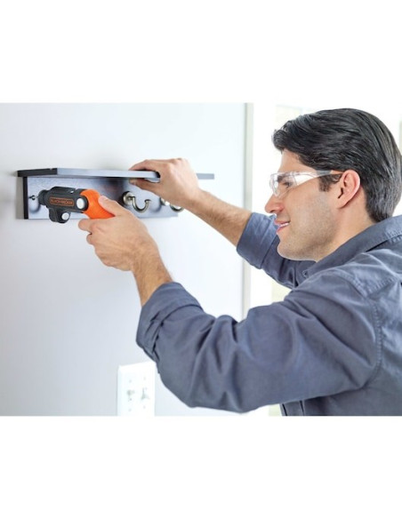 Black & Decker Bdcsfl20C-Qw Czarny, Pomarańczowy