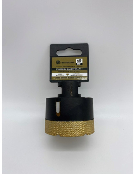 Korona Diamentowa M14  60Mm Wiercenie Na Sucho /Indian Professional