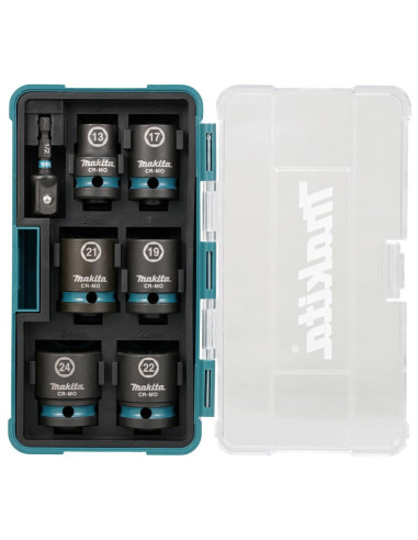 Makita E-16592 Gniazdo Udarowe Wpływ Socket Set Czarny, Morski