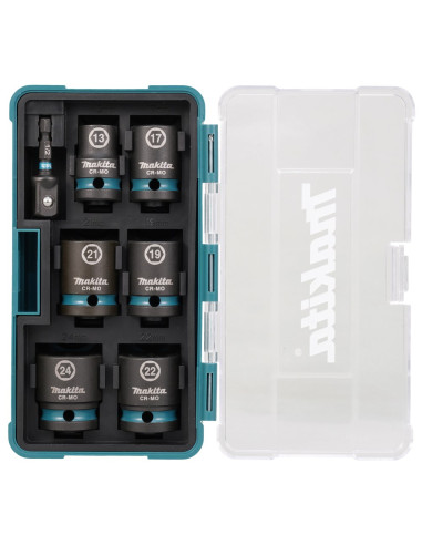 Makita E-16592 Gniazdo Udarowe Wpływ Socket Set Czarny, Morski