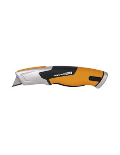 Fiskars 1062938 Nożyk Czarny, Pomarańczowy Brzytwa