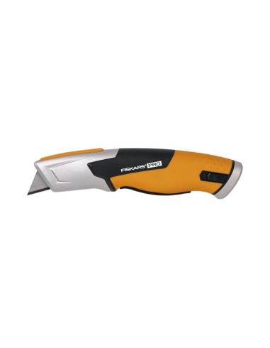 Fiskars 1062938 Nożyk Czarny, Pomarańczowy Brzytwa