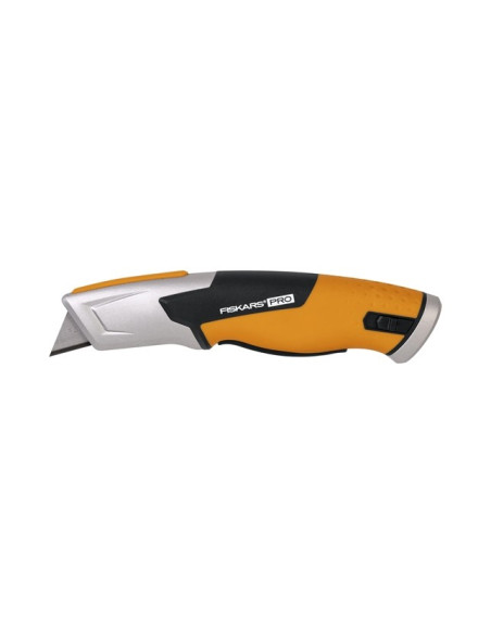 Fiskars 1062938 Nożyk Czarny, Pomarańczowy Brzytwa
