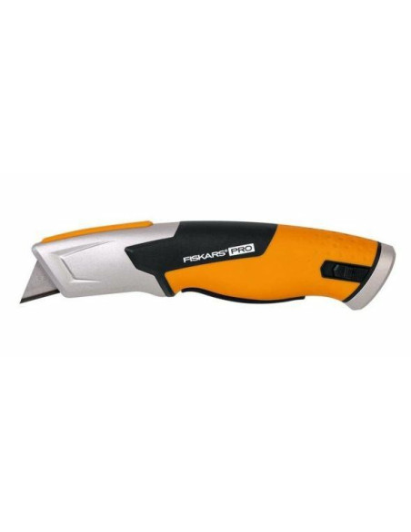 Fiskars 1062938 Nożyk Czarny, Pomarańczowy Brzytwa