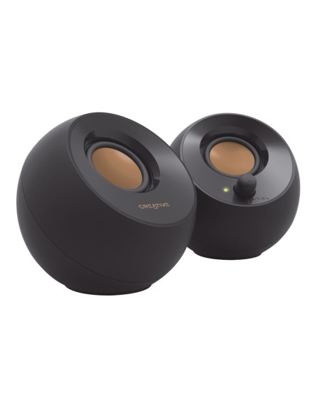 Glosniki 2.0 Pebble  V2  Usb-C Czarne