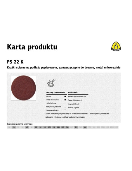 K.krążek 125 Ps22K 50Szt.  24 .