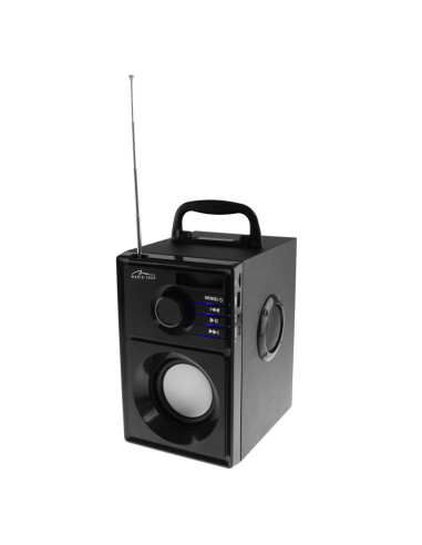 Media-Tech Głośnik Bezprzewodowy Boombox Silver 15W Mrs Mt3179