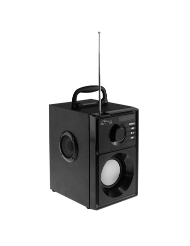 Media-Tech Głośnik Bezprzewodowy Boombox Silver 15W Mrs Mt3179