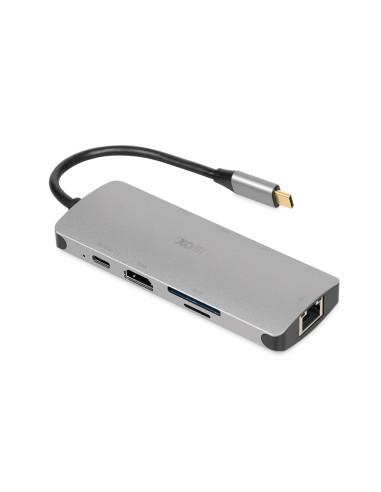 Ibox Hub Usb Iuh3Rj4K Usb3.2 Lan Hdmi 4K Pd100W