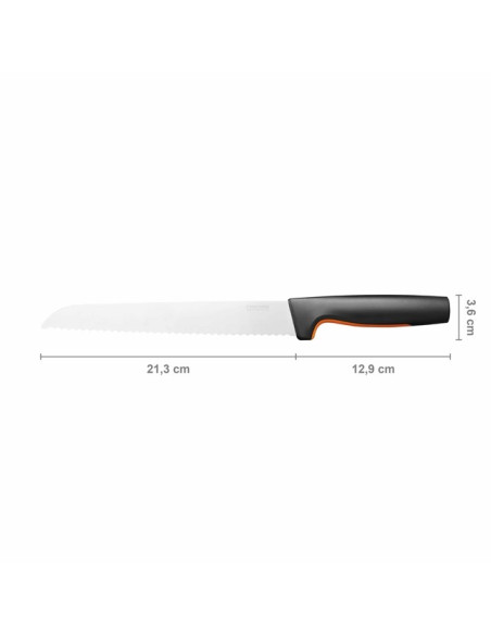 Fiskars 1057538 Nóź Kuchenny Stal Nierdzewna 1 Szt. Nóż Do Chleba