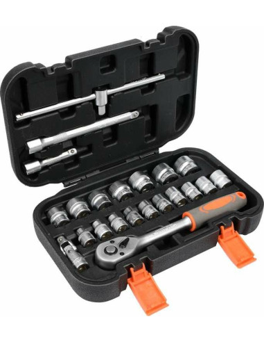 Zestaw Narzędziowy 3/8" 22-Elementowy Sthor 58661