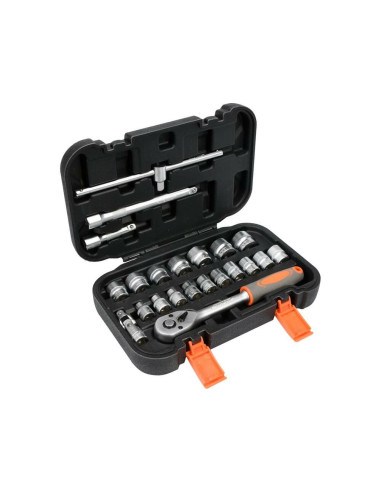 Zestaw Narzędziowy 3/8" 22-Elementowy Sthor 58661