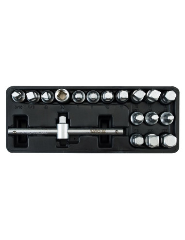 Yato Yt-0599 Klucz Nasadowy Zestaw Kluczy Nasadowych 18 Szt.
