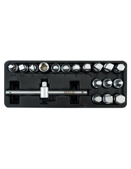 Yato Yt-0599 Klucz Nasadowy Zestaw Kluczy Nasadowych 18 Szt.