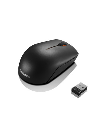 Mysz Lenovo 300 Wireless Compact Mouse Gx30K79401 (Optyczna  1000 Dpi  Kolor Czarny)