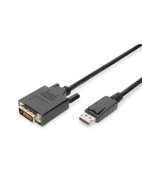 Kabel Assmann Ak-340301-020-S (Displayport M - Dvi-D M  2M  Kolor Czarny)