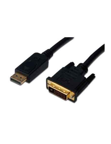 Kabel Assmann Ak-340301-020-S (Displayport M - Dvi-D M  2M  Kolor Czarny)