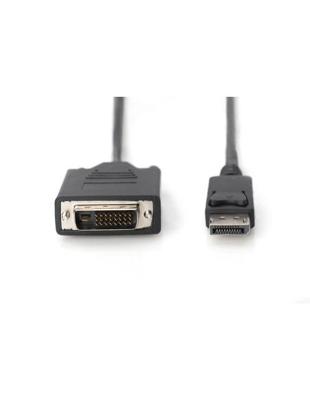 Kabel Assmann Ak-340301-020-S (Displayport M - Dvi-D M  2M  Kolor Czarny)