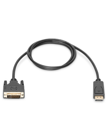 Kabel Assmann Ak-340301-020-S (Displayport M - Dvi-D M  2M  Kolor Czarny)
