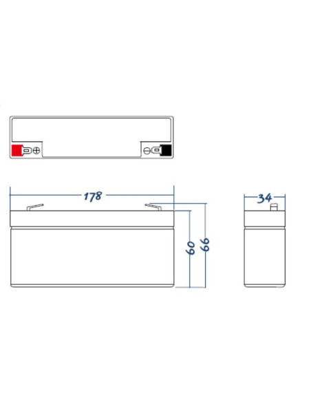 Green Cell Akumulator Żelowy Agm18 12V 2,3Ah