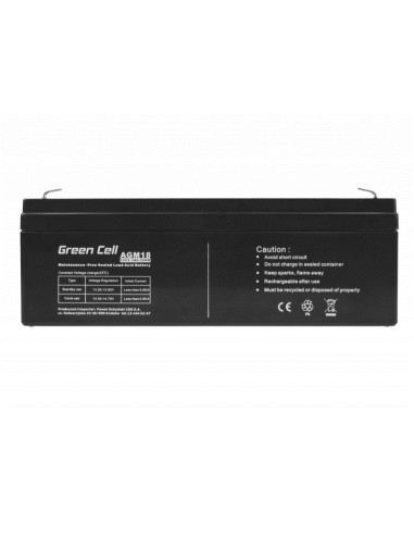 Green Cell Akumulator Żelowy Agm18 12V 2,3Ah