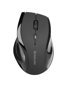 Defender Mysz Bezprzewodowa Accura Mm-295 Rf Czarna Optical 1600Dpi 6P 52295 2