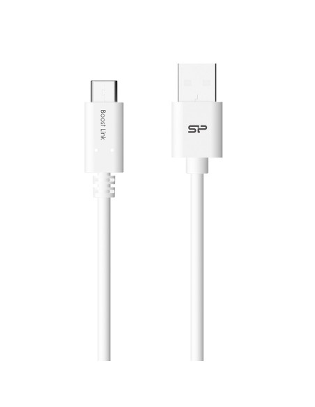 Kabel Silicon Power Boost Link Pvc Lk10Ac, Qc3.0 Usb - Usb Typ C 1M, White