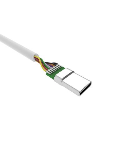 Kabel Silicon Power Boost Link Pvc Lk10Ac, Qc3.0 Usb - Usb Typ C 1M, White