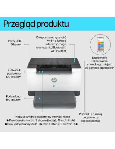 Hp Laserjet Drukarka M207Dw