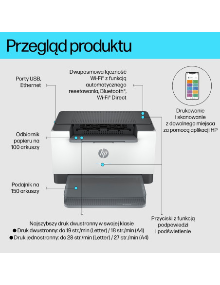 Hp Laserjet Drukarka M207Dw
