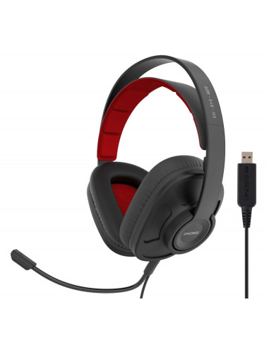 Koss Gmr-545-Air Usb Słuchawki/Zestaw Słuchawkowy Przewodowa Opaska Na Głowę Gaming Usb Typu-A Czarny