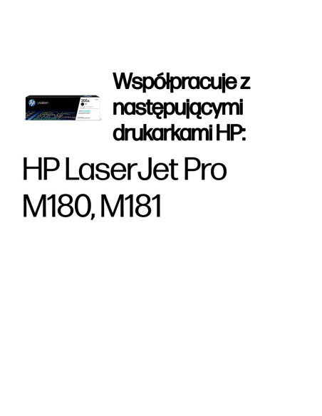 Hp 205A Oryginalny Wkład Z Czarnym Tonerem Laserjet