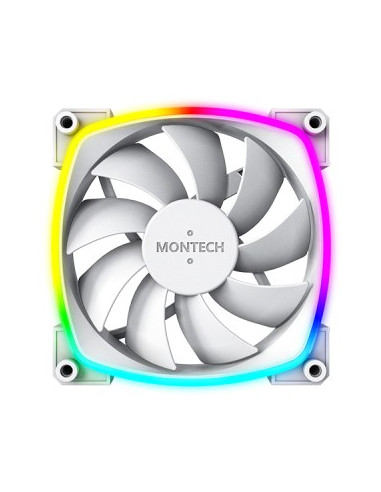 Wentylator Montech Ax120 Pwm Argb, 3 Szt., Biały - 120Mm