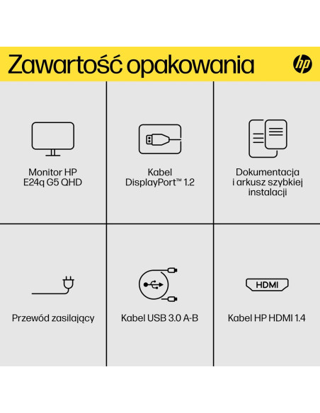 Hp Monitor E24Q G5 Qhd