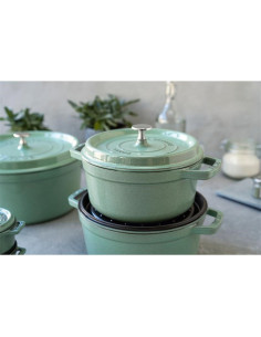 Garnek Żeliwny Okrągły Staub 40508-706-0 - 5,2 Ltr Miętowy 2