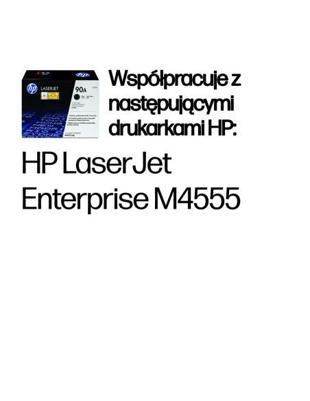 Hp 90A Oryginalny Wkład Z Czarnym Tonerem Laserjet