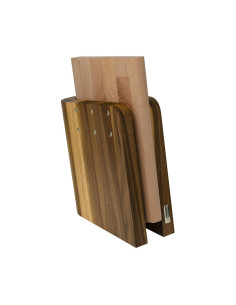 Blok Magnetyczny Z Drewna Orzechowego + Deska Kuchenna Artelegno Grand Prix 2