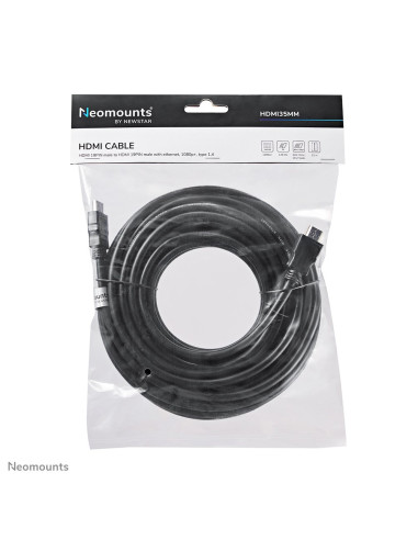 Neomounts Hdmi35Mm Kabel Hdmi 10 M Hdmi Typu A (Standard) Czarny